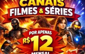Logo do grupo CANAIS POR APENAS R$ 12