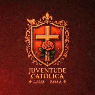 Logo do grupo Juventude Católica – Cruz & Rosa ⚜️
